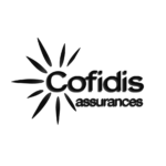 Logo noir Cofidis Assurances Little Big Idea agence de communication