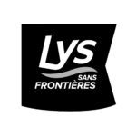 Logo noir Lys Sans Frontières Little Big Idea agence de communication