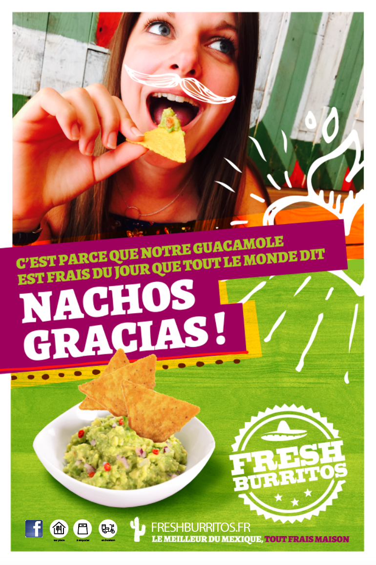 Fresh Burritos campagne Little Big Idea Agence de Communication Lilloise