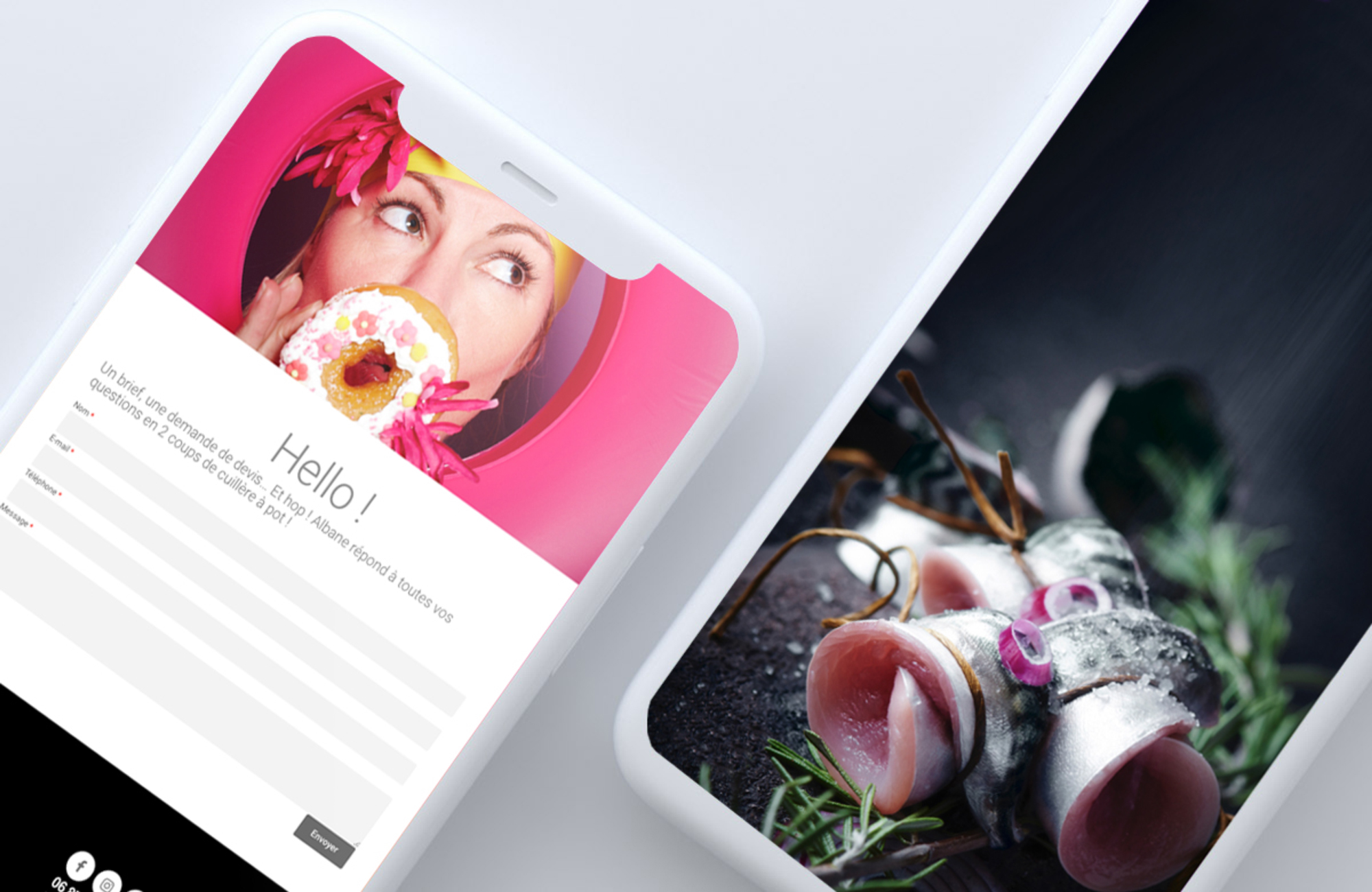 Albane Lerouge styliste déco et culinaire site internet web design Little Big Idea